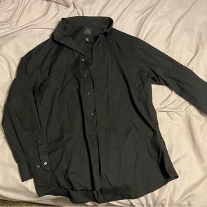 Mens black dress shirt
